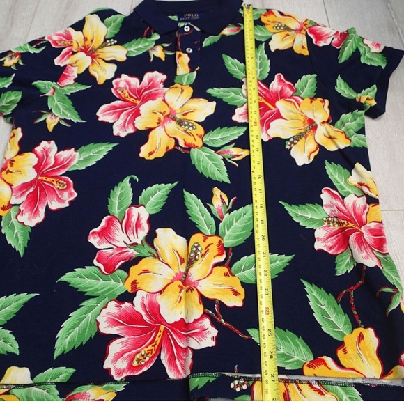 Ralph Lauren Navy Classic fit Floral Shirt - Picture 2 of 4